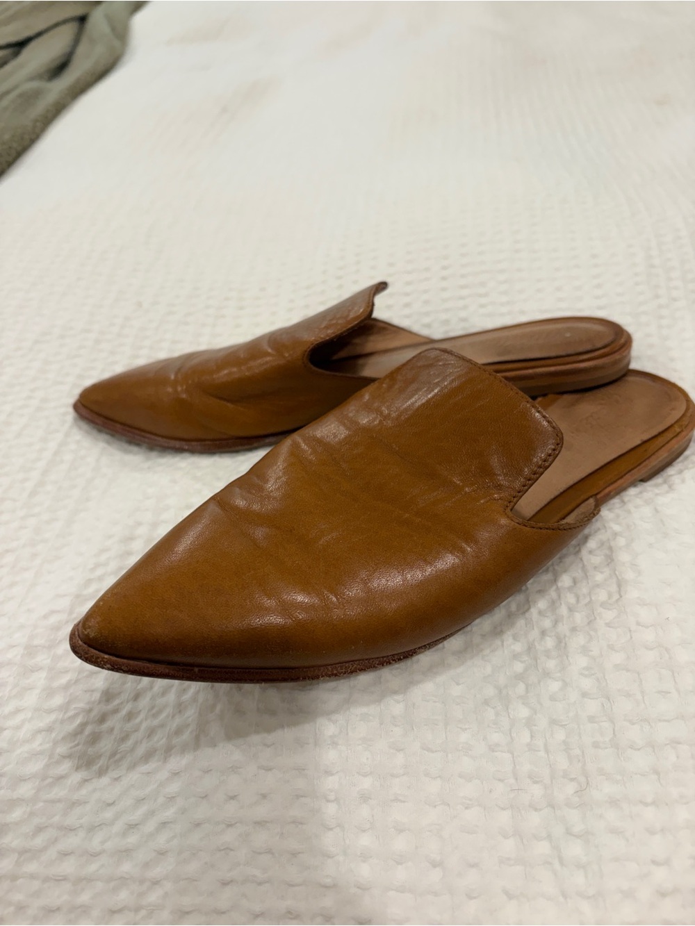 Madewell Leather Slip-On Mules - Picture 3 of 5